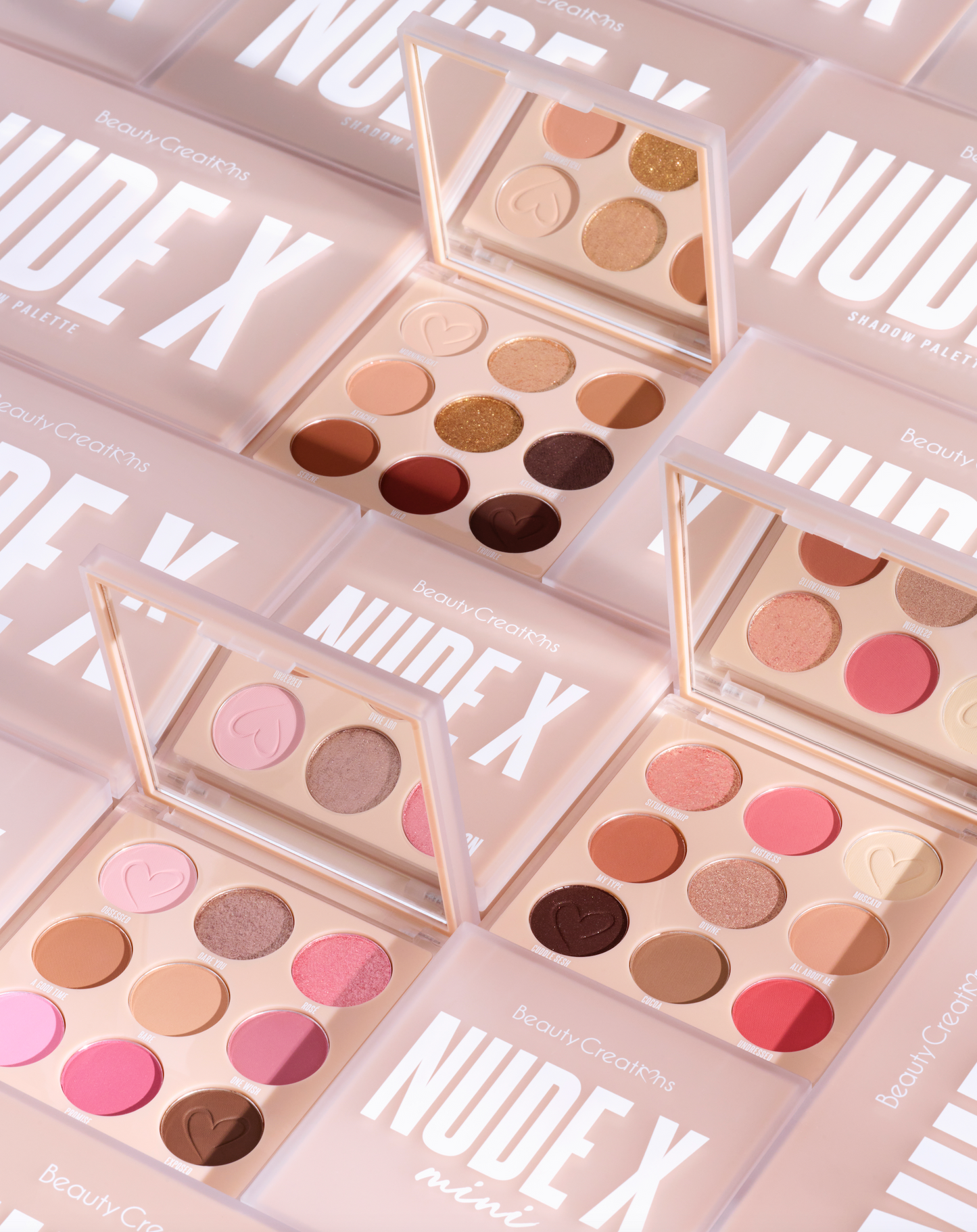 ensemble de 3 mini palettes